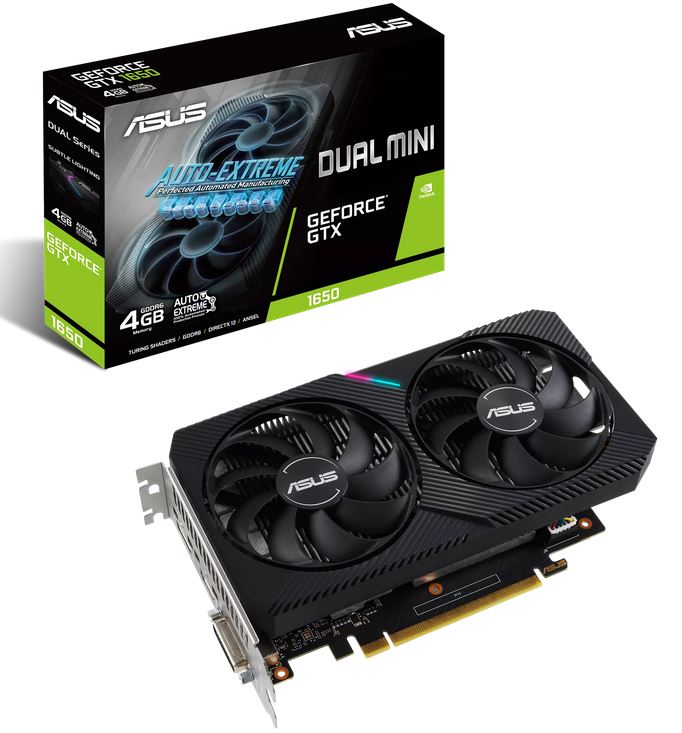 Asus GeForce GTX 1650 GDDR6 Dual Mini HDMI DP 4GB