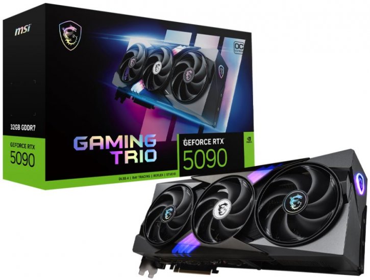 MSI GeForce RTX 5090 GAMING TRIO HDMI 3xDP 32GB - Click Image to Close