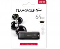 Team Group C175 64GB USB 3.2 Flash Drive - Black