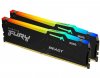 Kingston Fury Beast RGB Black DDR5 6000MHz 2x16GB CL30 Intel XMP & AMD EXPO KF560C30BBEAK2-32