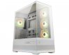 MSI MAG PANO M110R PZ White Mid-Tower Gaming Case 4x ARGB Fans