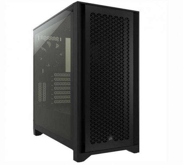 Corsair 4000D Airflow Black/Transparent Tempered Glass ATX MidTower Gaming Case - Click Image to Close