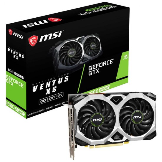 MSI GeForce GTX 1660 Super Ventus XS OC HDMI 3xDP 6GB - Click Image to Close