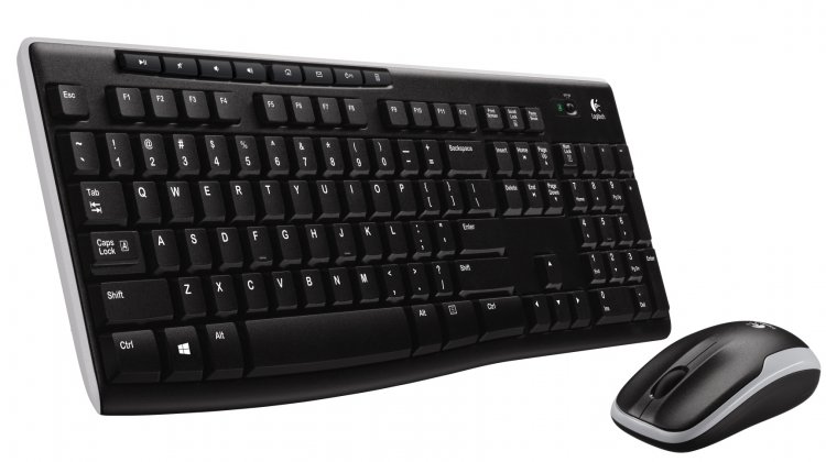 Logitech Desktop MK270r Wireless Keyboard & Mouse Combo - Click Image to Close