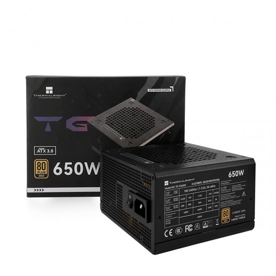 Thermalright TR-TG650S ATX3.0 650W 80 Plus Gold 5 Years Warranty - Click Image to Close