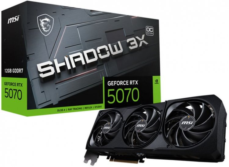 MSI GeForce RTX 5070 SHADOW 3X OC HDMI 3xDP 12GB - Click Image to Close