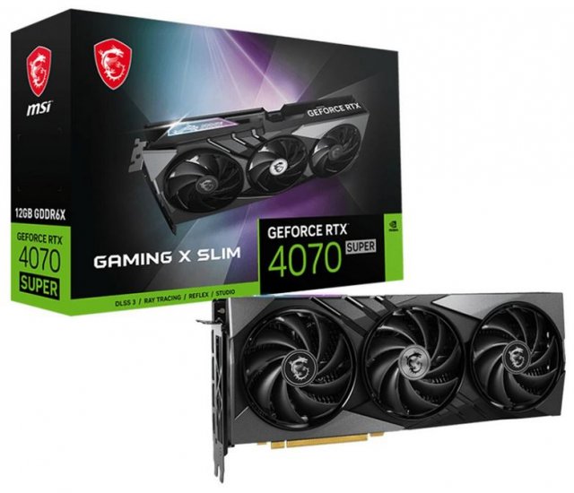 MSI GeForce RTX 4070 Super Gaming X Slim HDMI 3xDP 12GB - Click Image to Close