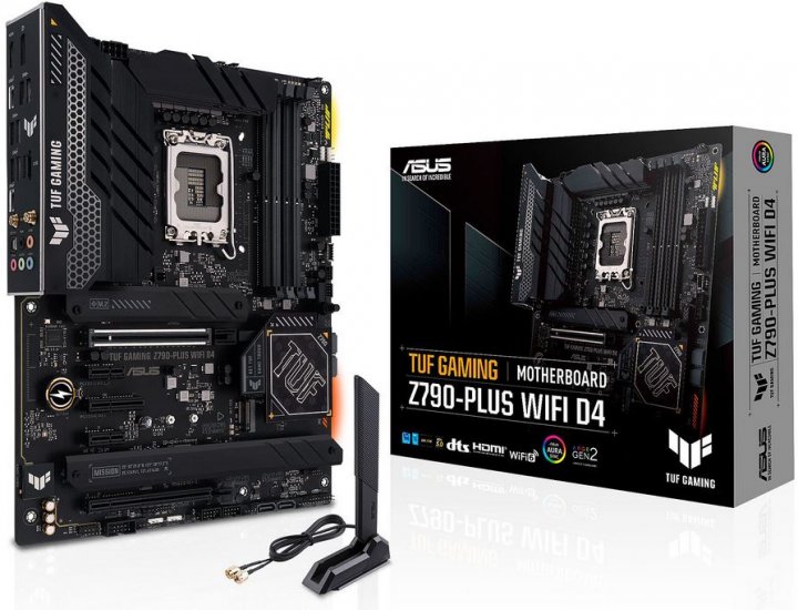 Asus TUF GAMING Z790-PLUS WIFI D4 INTEL Z790 DDR4 ATX LGA1700 - Click Image to Close