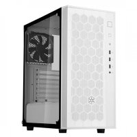 SilverStone Fara R1 V2 ATX White Mid Tower Case Tempered Glass