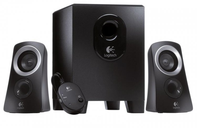 Logitech Z313 2.1 Channel 25w Multimedia Speaker Black - Click Image to Close