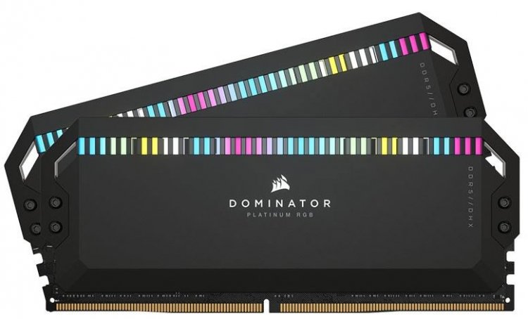 Corsair Dominator Platinum RGB Black DDR5 6200MHz 2x16GB CMT32GX5M2X6200C36 - Click Image to Close