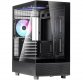 Silverstone LD04 Black MATX Mini Tower Case Tempered Glass 3 12cm ARBG Fans
