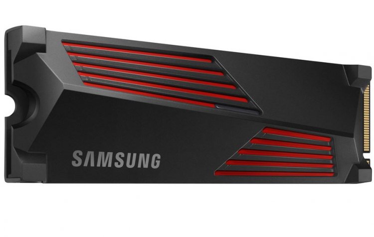 Samsung 990 PRO With Heatsink PCIe 4.0 NVMe M.2 SSD 2TB MZ-V9P2T0CW - Click Image to Close