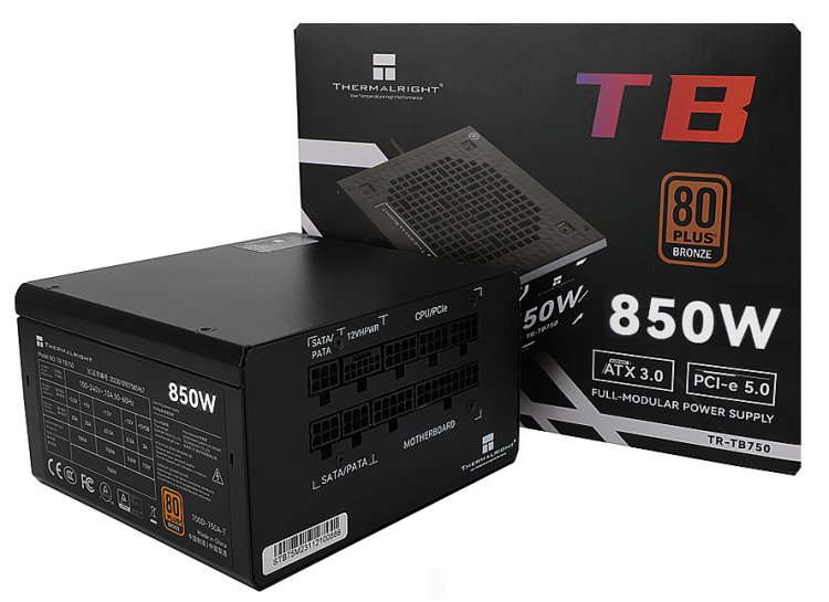 Thermalright TR-TB850 ATX3.0 PCI-E Gen 5 850W 80 Plus Bronze Fully Modular 5 Years Warranty - Click Image to Close