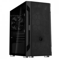 SilverStone Fara H1M mATX Black Mid Tower Case Tempered Glass