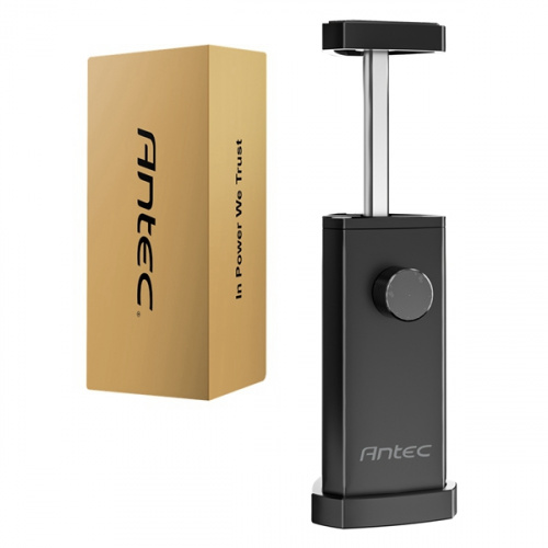Antec AT-IGPUH-L100-PRSM-BK Graphic Card Holder Black Aluminum Alloy Metal Magnetic Base - Click Image to Close